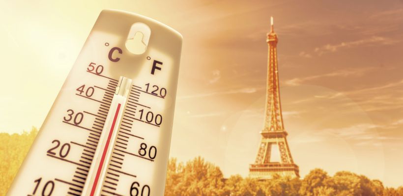 vague de chaleur sur la France et Paris, canicule